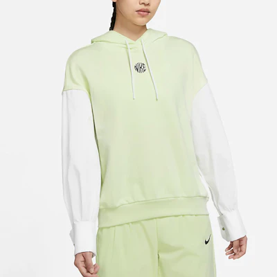 (Women) Nike Sportswear Icon Clash Retro Hoodie Ice Green Yellow Pullover DD5053-303 Shop (Women) Nike Sportswear Icon Clash Retro Hoodie Ice Green Yellow Pullover DD5053-303