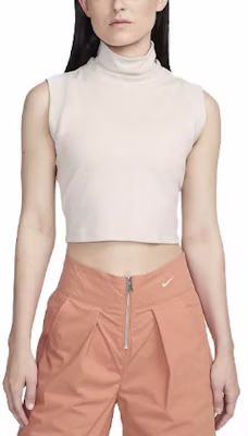 (W) Nike Sportswear Logo Cropped Vest Wanita Coklat Muda Oregon FB8343-104 Buy (W) Nike Sportswear Logo Cropped Vest Wanita Coklat Muda Oregon FB8343-104