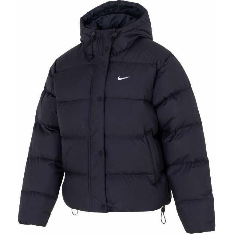 (Women) Nike Sportswear MetroTherma-FIT Puffer  Black Hooded Down Jacket FZ5929-010