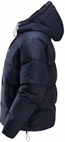 Shop (W) Nike Sportswear MetroTherma-FIT Jaket Hitam Hooded Down Puffer. FZ5929-010