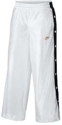 (W) Nike Sportswear Celana Knit Lebar Mid-Rise Snap Putih CI9973-100 Order (W) Nike Sportswear Celana Knit Lebar Mid-Rise Snap Putih CI9973-100