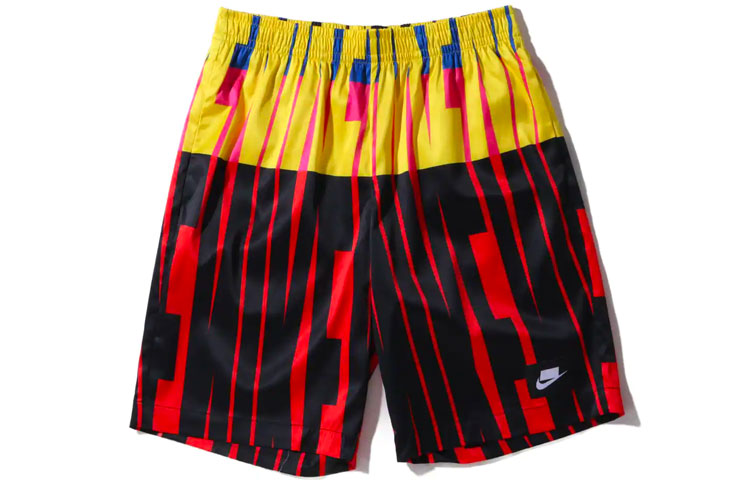 (Women) Nike Sportswear NSW Floral Colorblock Casual Shorts Multicolor. CJ3483-735