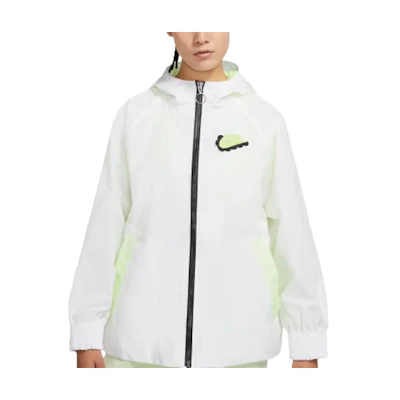 (Women) Nike Sportswear NSW White Relaxed Woven Hoodie Jacket DD4532-100