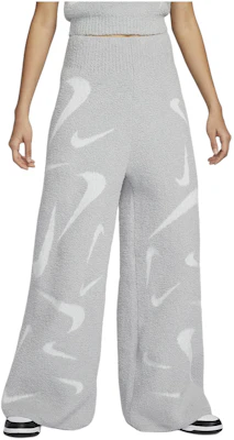 (Women) Nike Sportswear Phoenix Cozy Bouclé High-Waist Knit Wide-Leg Pants Women Grey FD4289-077 Buy (Women) Nike Sportswear Phoenix Cozy Bouclé High-Waist Knit Wide-Leg Pants Women Grey FD4289-077