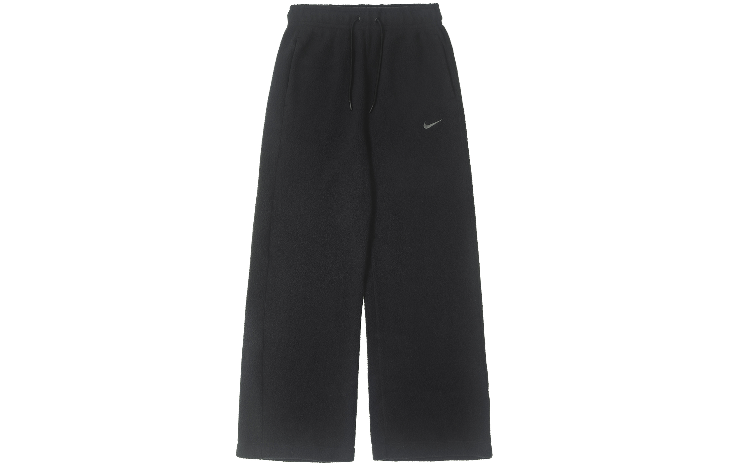 (Women) Nike Sportswear Plush Solid Wide-Leg Knit Casual Pants DV4362-010