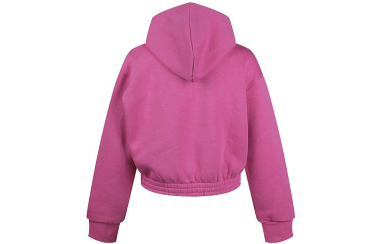 (Women) Nike Sportswear Purple Cropped Hoodie with Logo Print CJ2035-691 圖 3