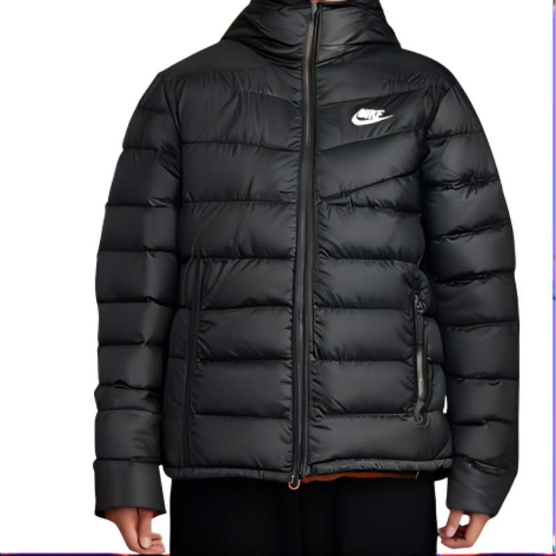 (Women) Nike Sportswear Quilted Down Jacket Winter Black Hoodie. DH4074-010 圖 6