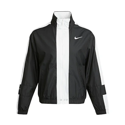 (Women) Nike Sportswear Repel Colorblock Loose Woven Jacket Black Spring Edition CZ8801-010