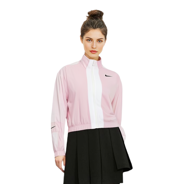 Details for (W) Nike 運動復古拼色寬鬆防潑水外套 粉色 CZ8801-695