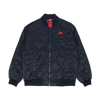 (Women) Nike Sportswear Satin-Finish Synthetic-Fill Winter Jacket Black CU3664-010