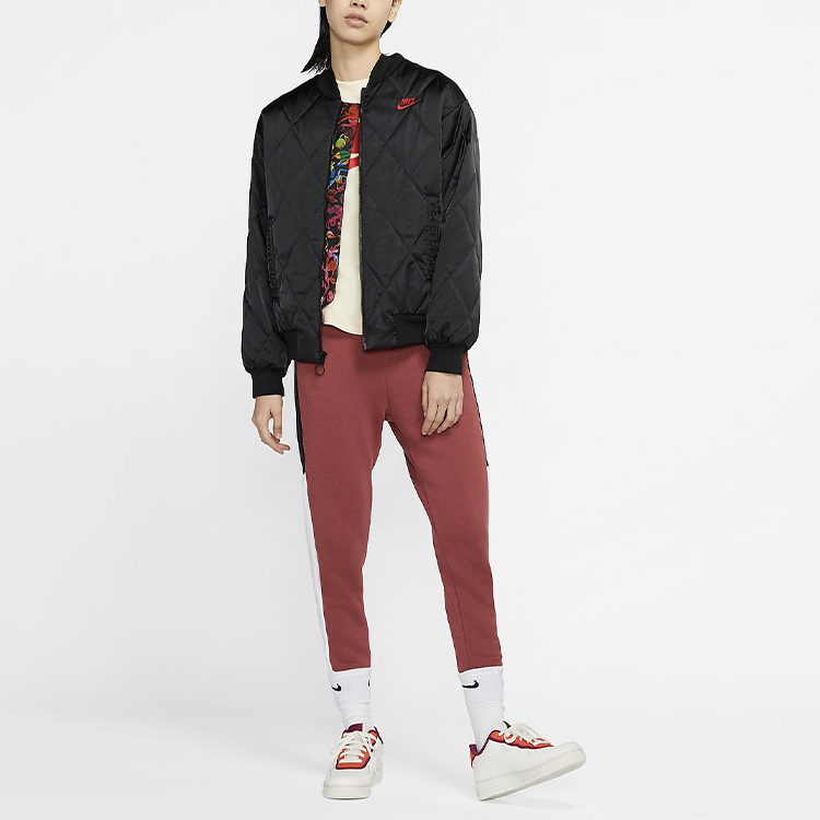 (Women) Nike Sportswear Satin-Finish Synthetic-Fill Winter Jacket Black CU3664-010 圖 4