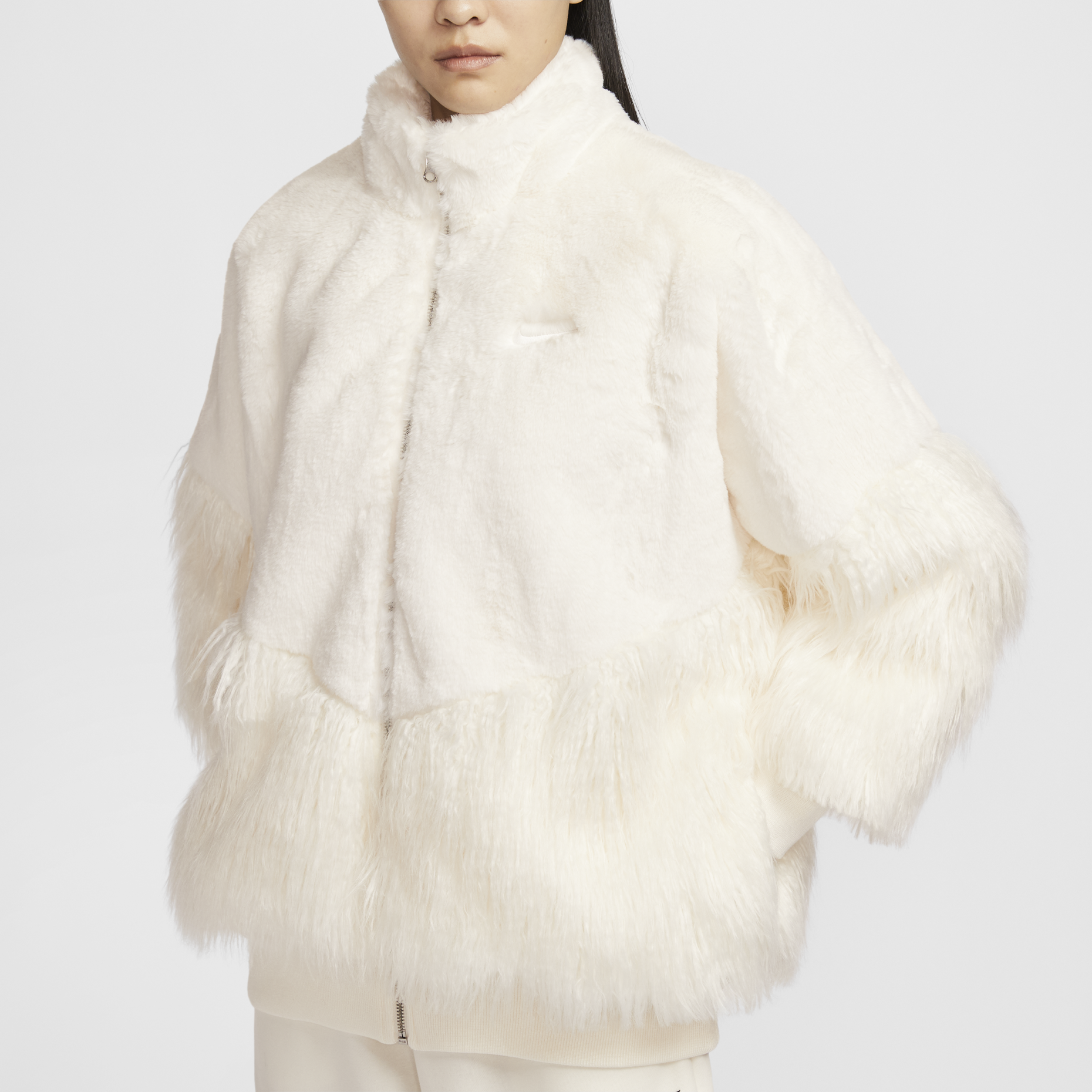 (Women) Nike Sportswear Serpentine Windproof Warm Jacket Off-White HV8464-133 圖 6