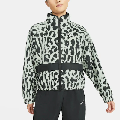 (W) 耐克运动休闲动物纹羊羔绒夹克烟灰色 CU6592-070 Purchase (W) 耐克运动休闲动物纹羊羔绒夹克烟灰色 CU6592-070