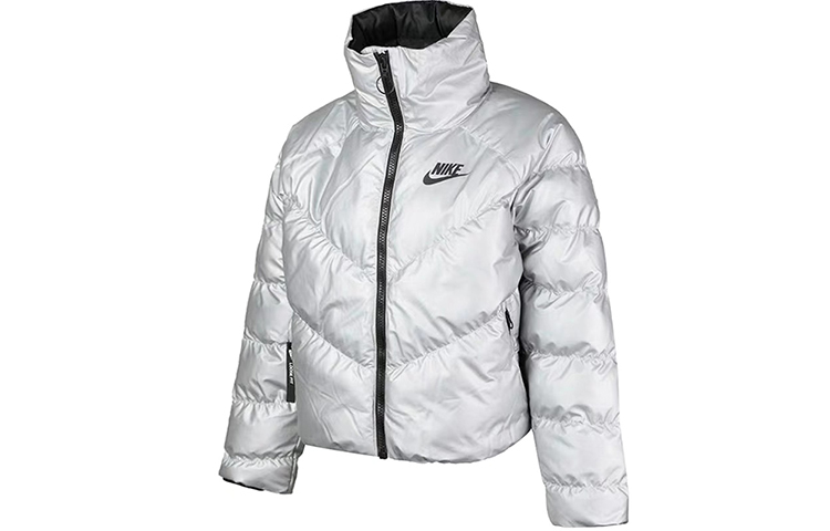 (Women) Nike Sportswear Silver Synthetic Fill Winter Jacket BV3136-095 圖 2