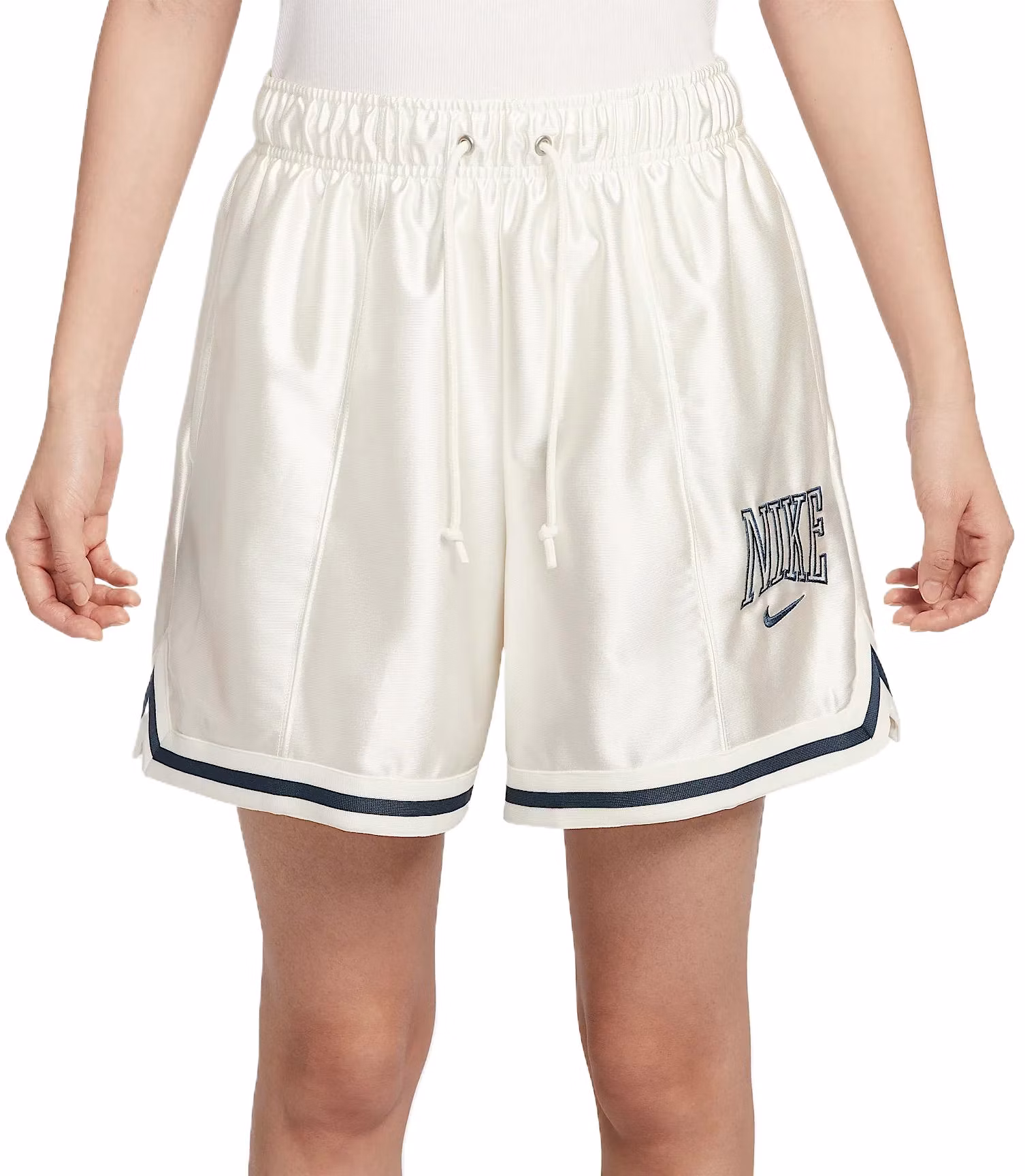 women-nike-sportswear-soft-comfort-stylish-lace-up-shorts-white-hj-0164-133