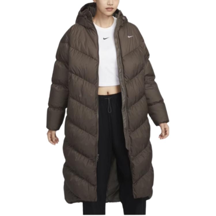 Order (W) Nike 運動風暴防護長版羽絨外套 - 礦物灰 HF7894-004