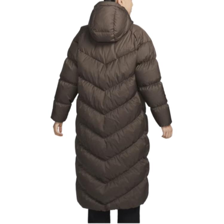 Lookbook (W) Nike 運動風暴防護長版羽絨外套 - 礦物灰 HF7894-004