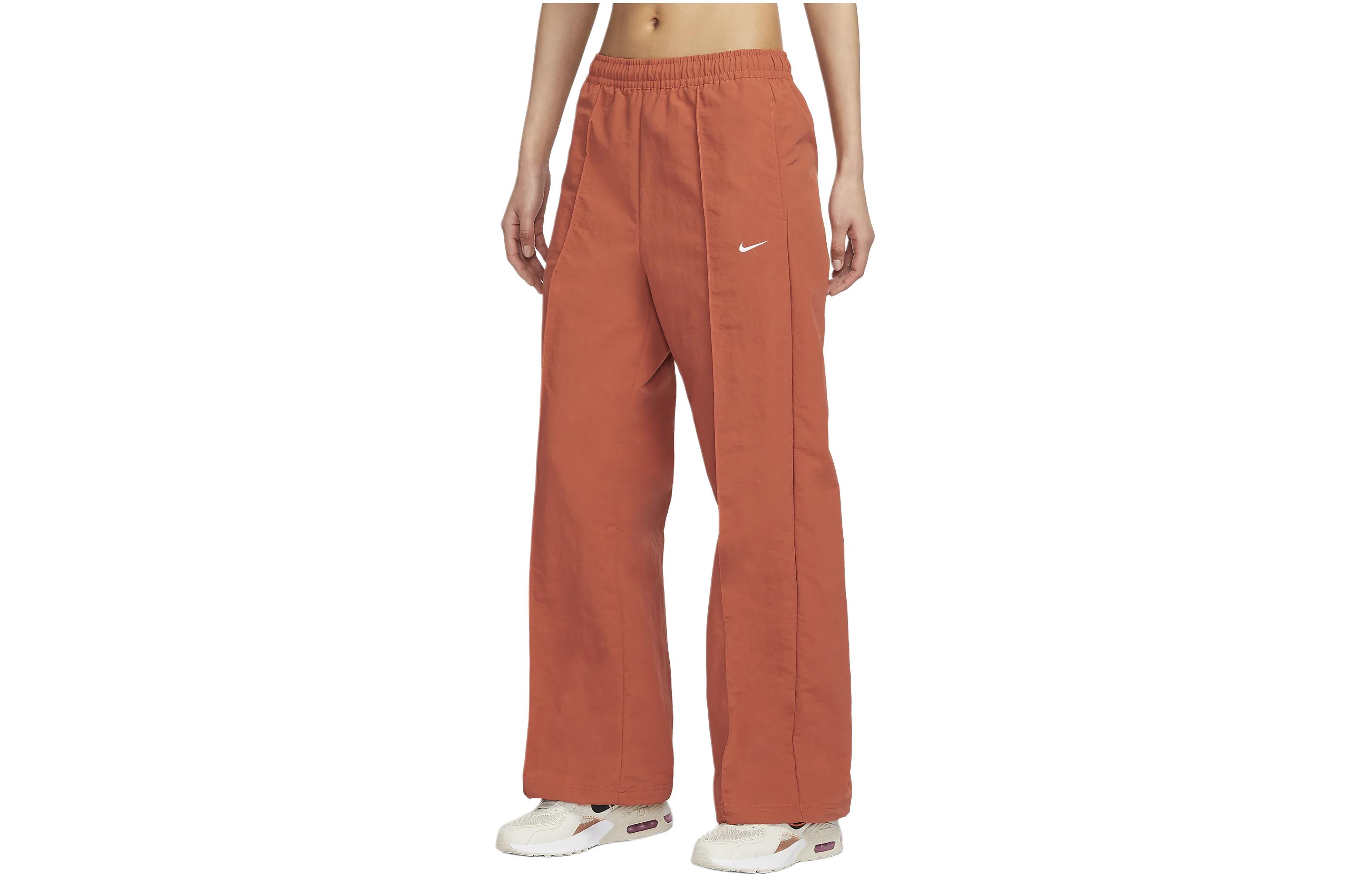 (Women) Nike Sportswear Sunrise Yellow Wide-Leg Woven Pants Relaxed Fit. FQ3589-825