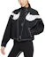 Details for (W) Nike Sportswear Swoosh Cropped Woven Jacket Hitam Edisi Musim Semi DD5585-010
