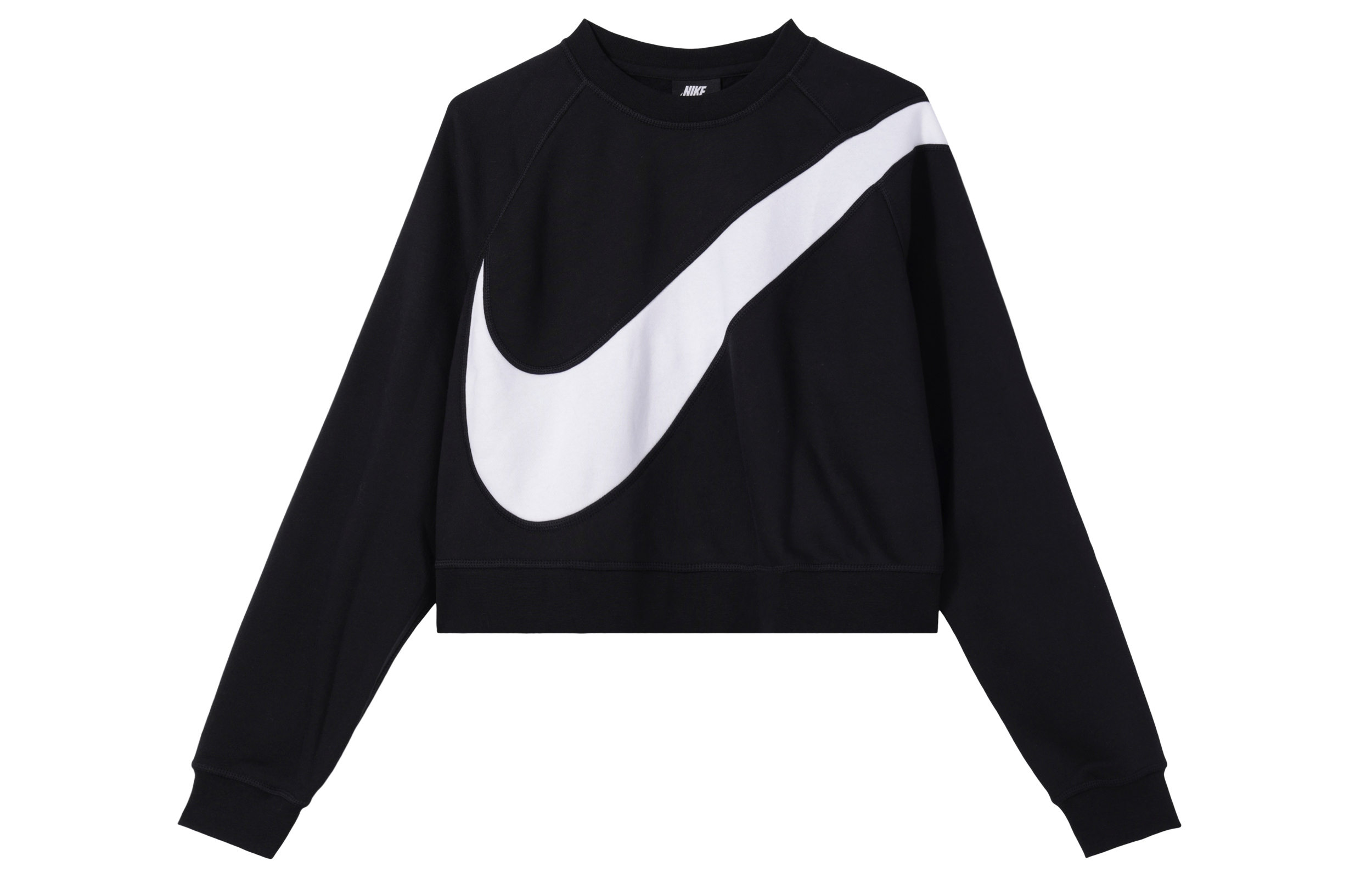 (Women) Nike Sportswear Swoosh Logo Crewneck Sweatshirt Black BV3934-011
