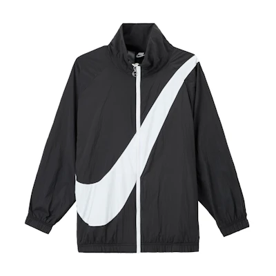 (Women) Nike Sportswear Swoosh Retro Colorblock Windbreaker Jacket Black Spring CV8659-010