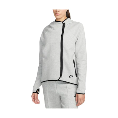 (Women) Nike Sportswear Tech Fleece Full-Zip Hoodie Dark Grey FN4165-063