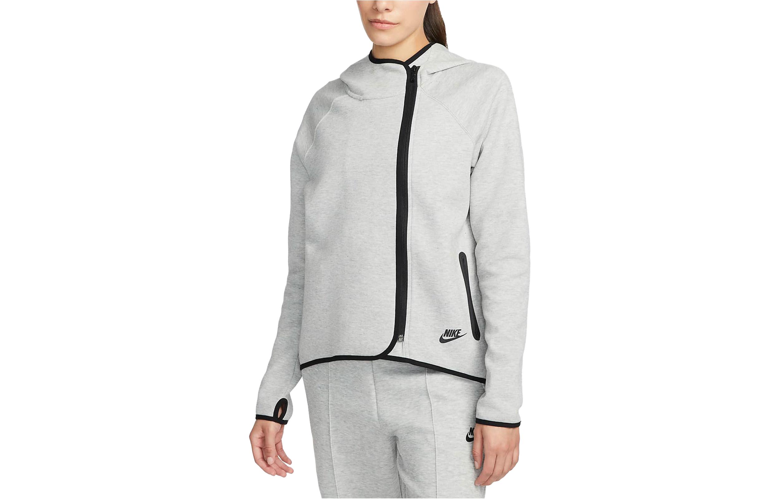 (Women) Nike Sportswear Tech Fleece Full-Zip Hoodie Dark Grey FN4165-063 圖 2