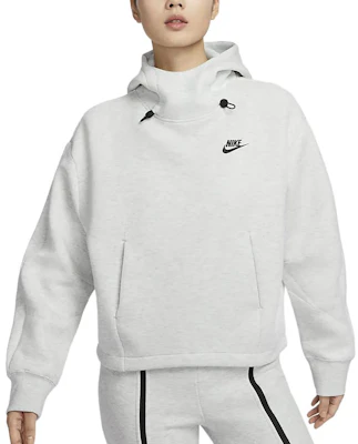 (W) 耐克运动Tech Fleece宽松连帽衫浅灰色套头款 FV6323-013 Order (W) 耐克运动Tech Fleece宽松连帽衫浅灰色套头款 FV6323-013