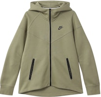 (Women) Nike Sportswear Tech Fleece Windrunner Logo Olive Green Jacket. FB8339-276 (Women) Nike Sportswear Tech Fleece Windrunner Logo Olive Green Jacket. FB8339-276