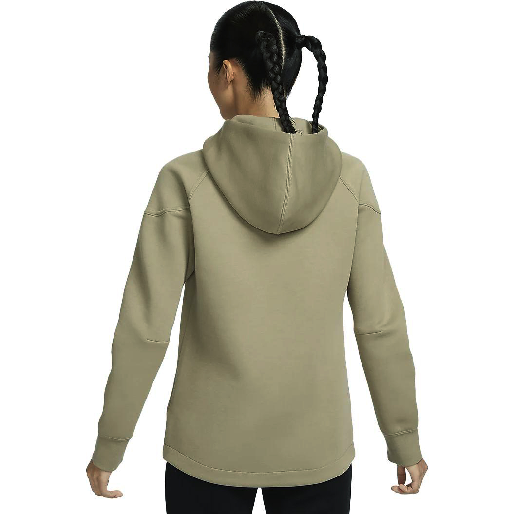 Details for (W) Nike 運動風衣科技抓絨連帽外套 橄欖綠 配標誌. FB8339-276