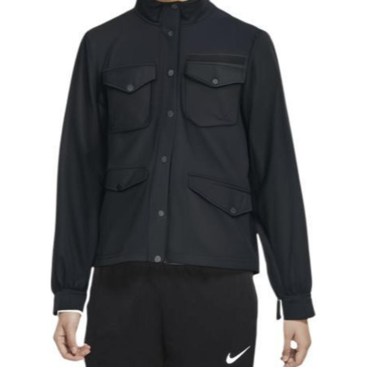 nike tech pack utility jacket in black
