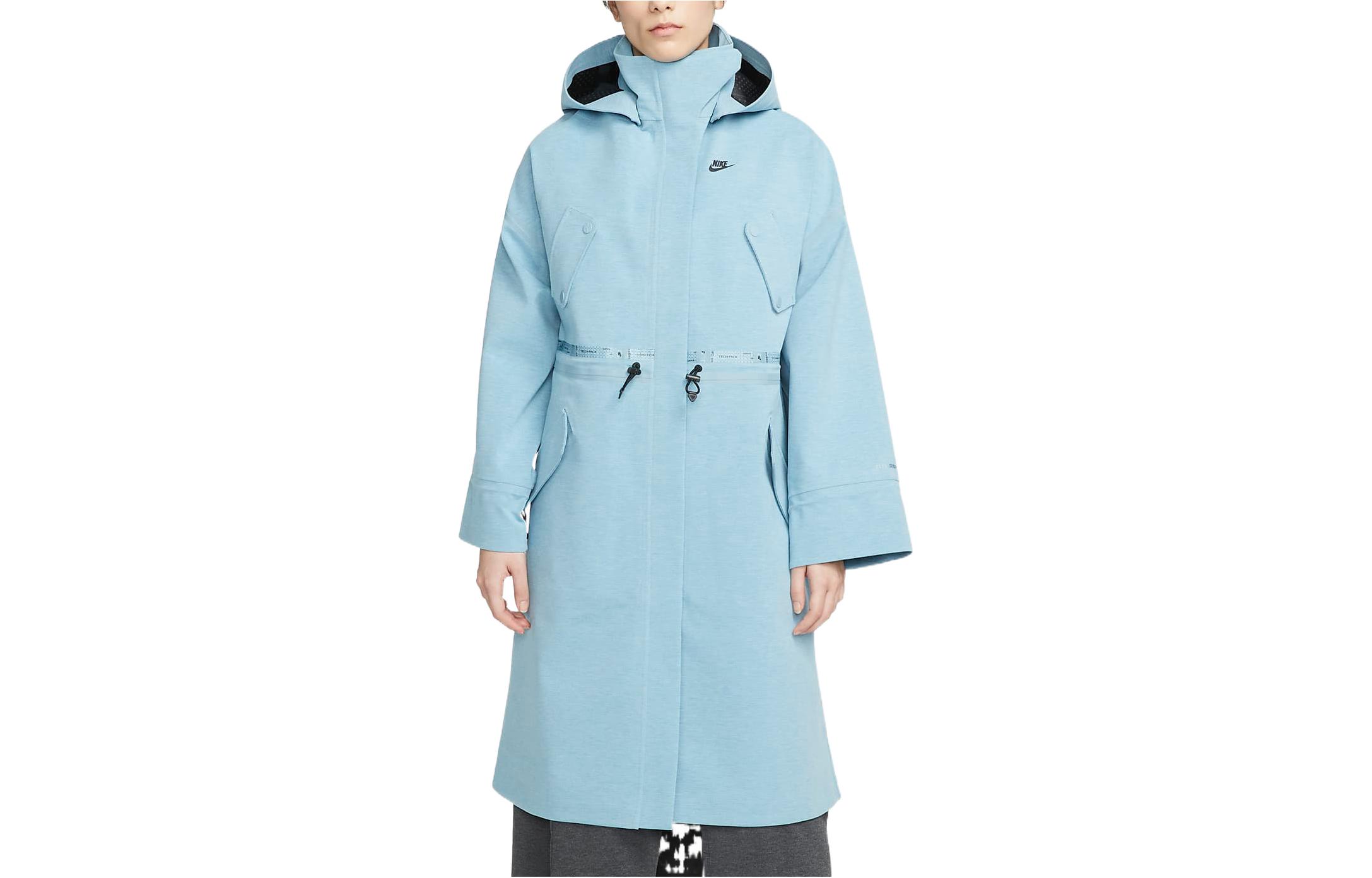 (Women) Nike Sportswear Tech Pack Storm-FIT ADV  Blue Long Hooded Jacket. DM6167-494 圖 2
