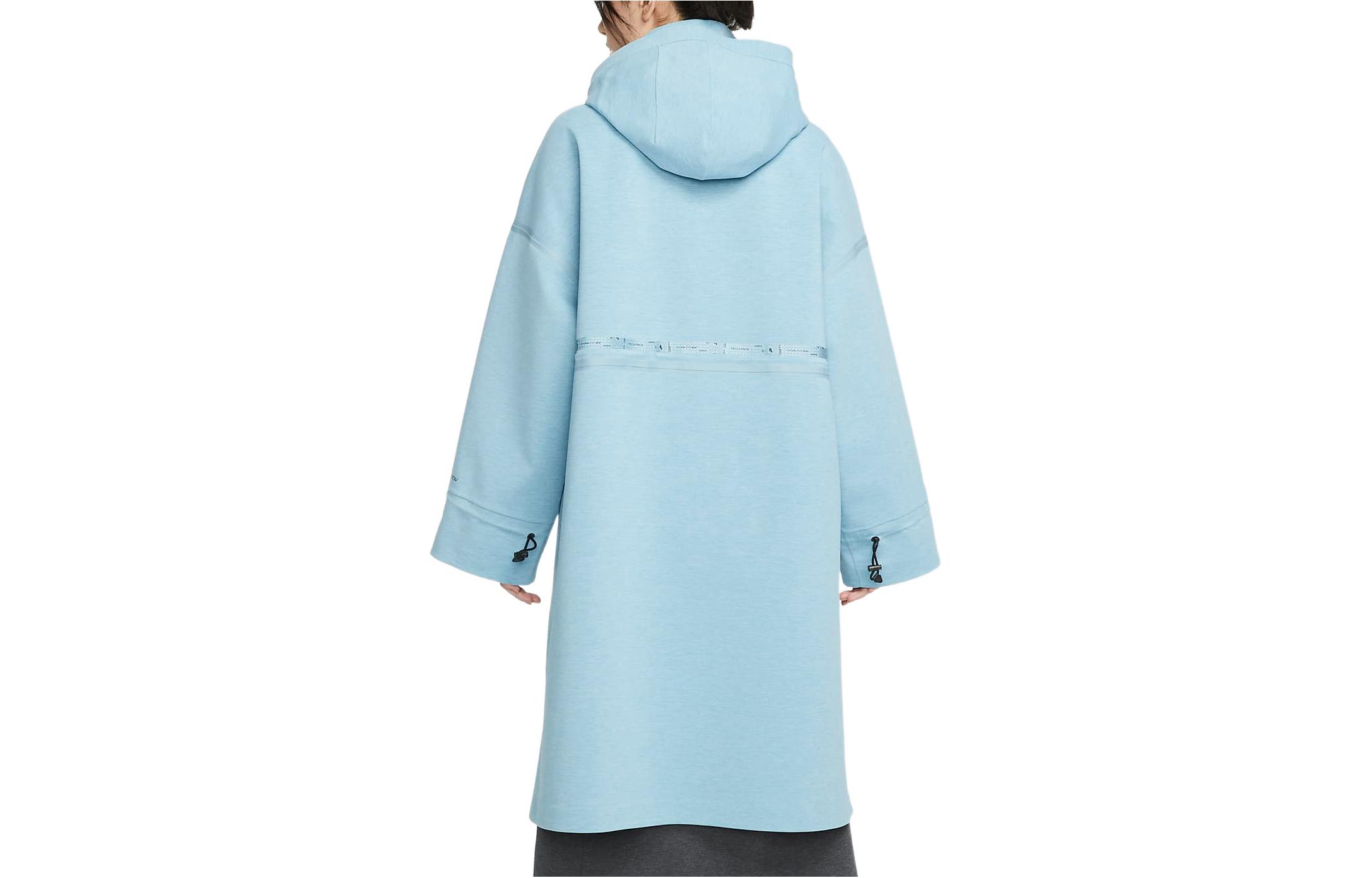 (Women) Nike Sportswear Tech Pack Storm-FIT ADV  Blue Long Hooded Jacket. DM6167-494 圖 3