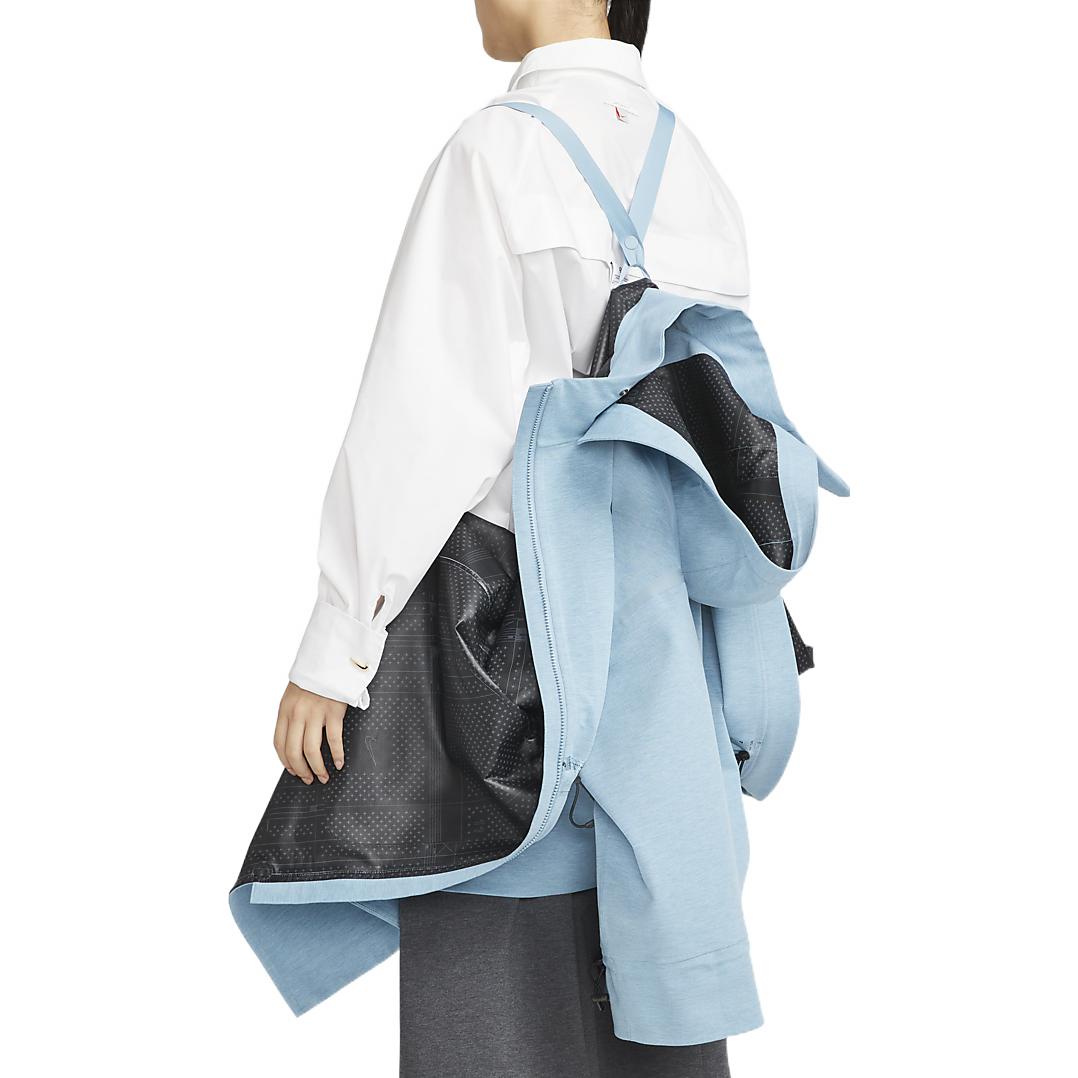 (Women) Nike Sportswear Tech Pack Storm-FIT ADV  Blue Long Hooded Jacket. DM6167-494 圖 5