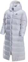 (Women) Nike Sportswear Therma-FIT City Series White Down Jacket with Hoodie DV0571-100 (Women) Nike Sportswear Therma-FIT City Series White Down Jacket with Hoodie DV0571-100