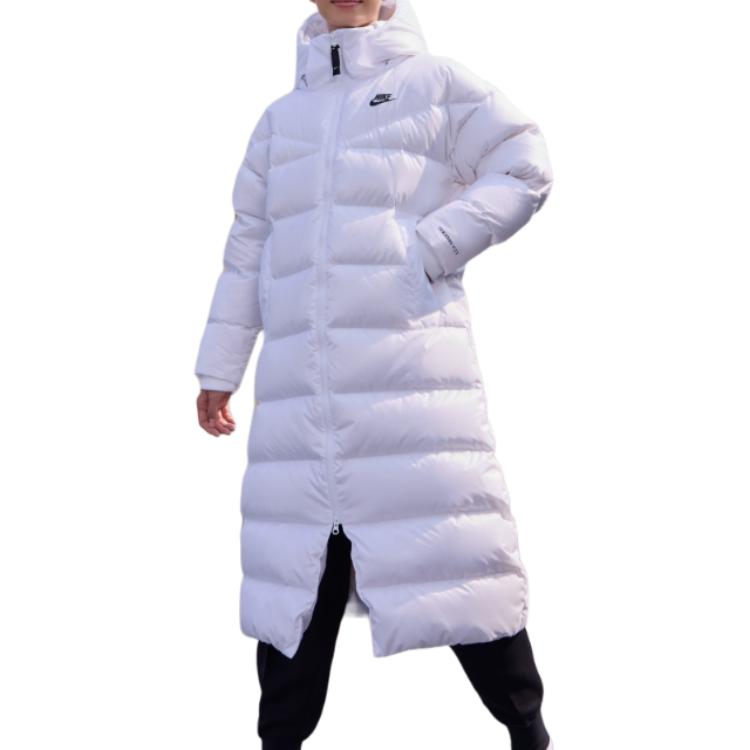 Shop (Women) Nike Sportswear Therma-FIT City Series  White Down Jacket with Hoodie DV0571-100