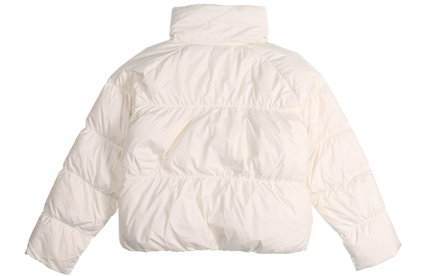 (Women) Nike Sportswear V-Shape Quilted Short Puffer Jacket Asia Winter Ivory BV2880-110 圖 3