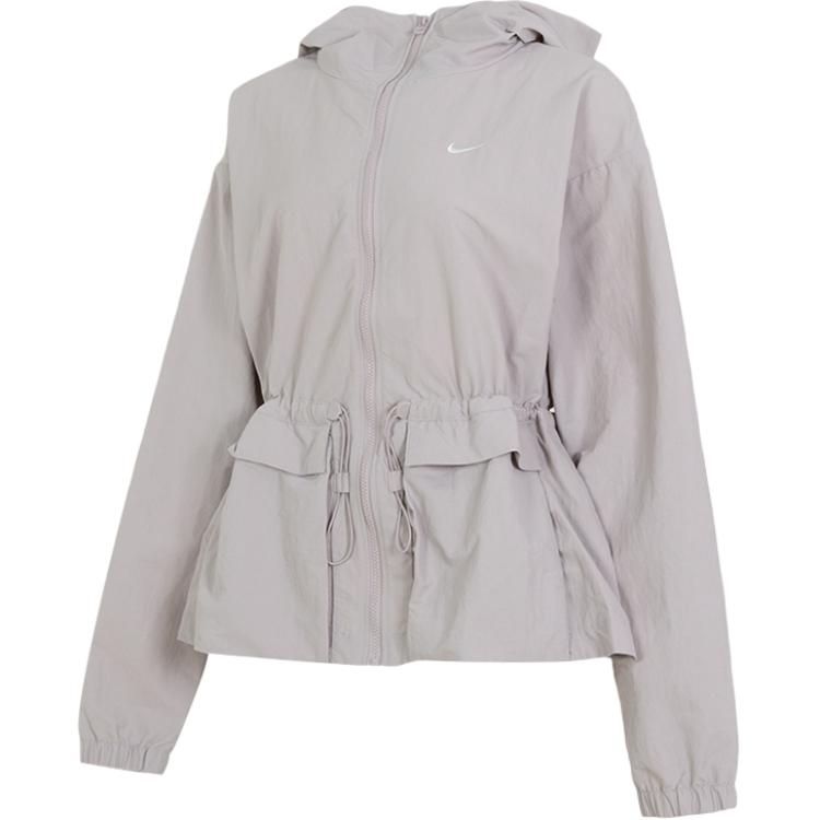 (Women) Nike Sportswear Waterproof Windbreaker Jacket White/Platinum Purple. FN3670-019