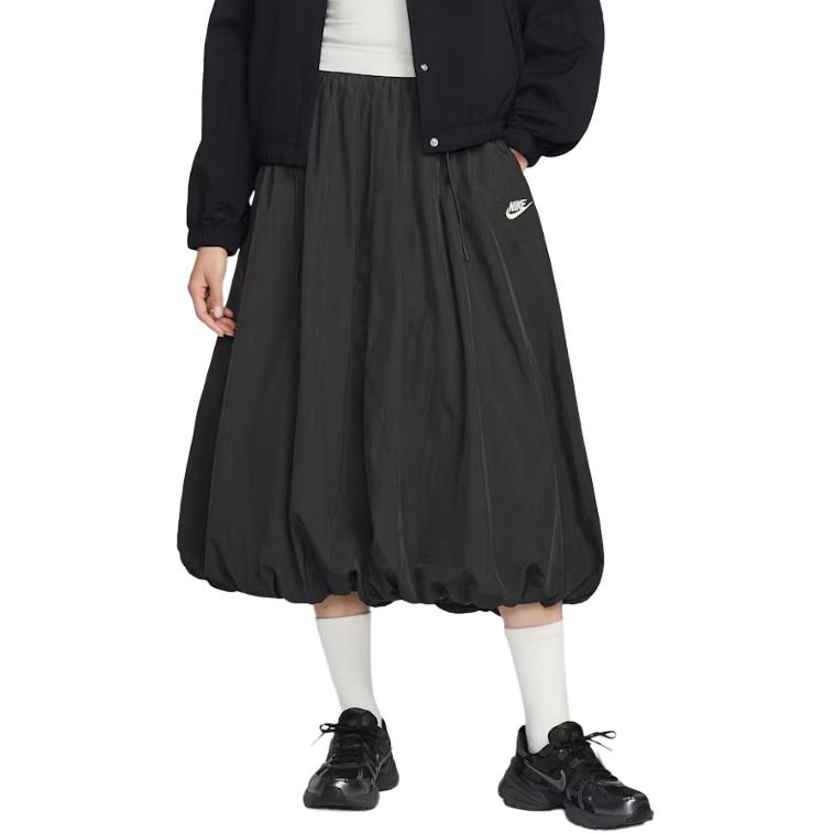 (Women) Nike Sportswear Windrunner Midi Loose Fit Elastic Casual Skirt . IM7451-011