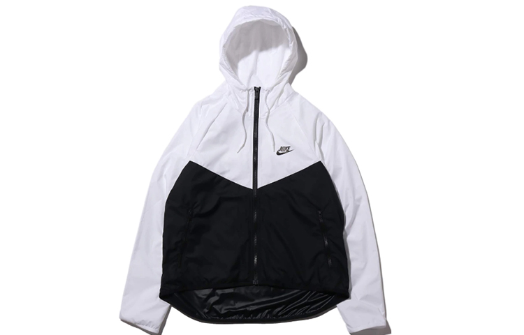 Order (Women) Nike Sportswear Windrunner Waterproof Jacket Black White Colorblock BV3940-101