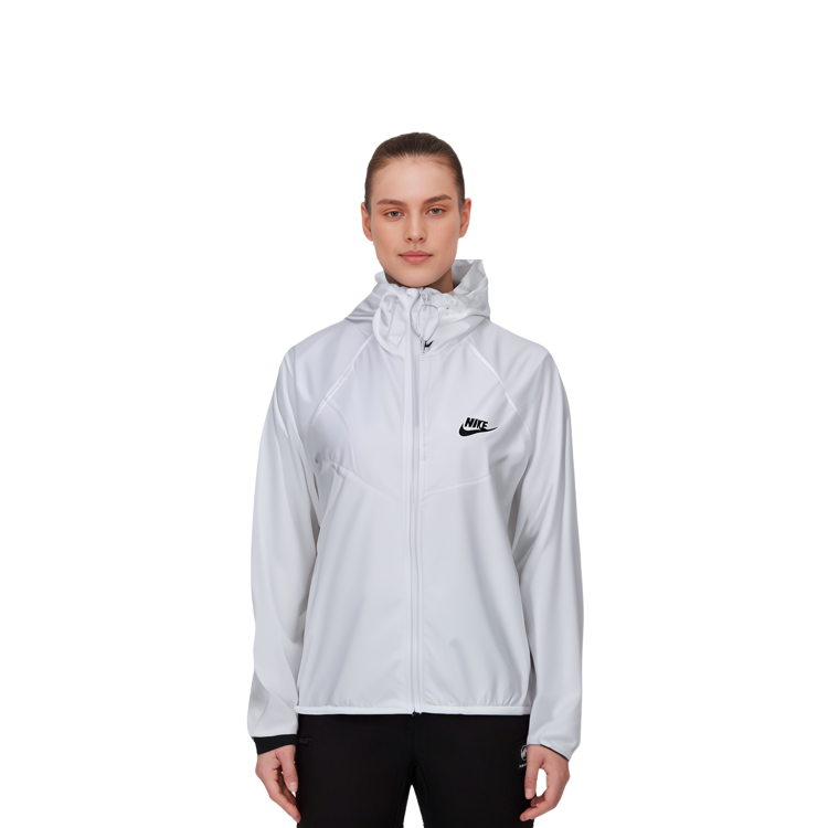 (Women) Nike Sportswear Windrunner Waterproof Zip Hoodie Jacket White BV3940-102 圖 8
