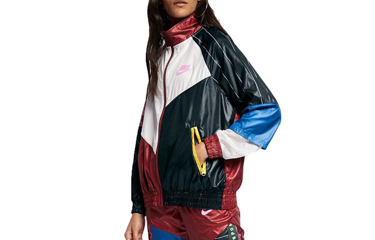 (Women) Nike Sportswear Woven Jacket Casual Multicolor AR3026-677 圖 2