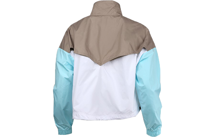 (Women) Nike Sportswear Woven Jacket Glacier Blue Casual Sportswear CU5971-342 圖 3