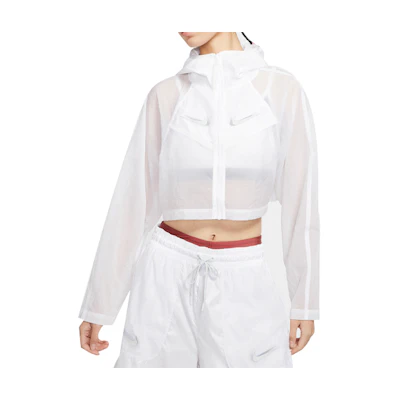 (Women) Nike Sportswear Woven Jacket White CT0765-100