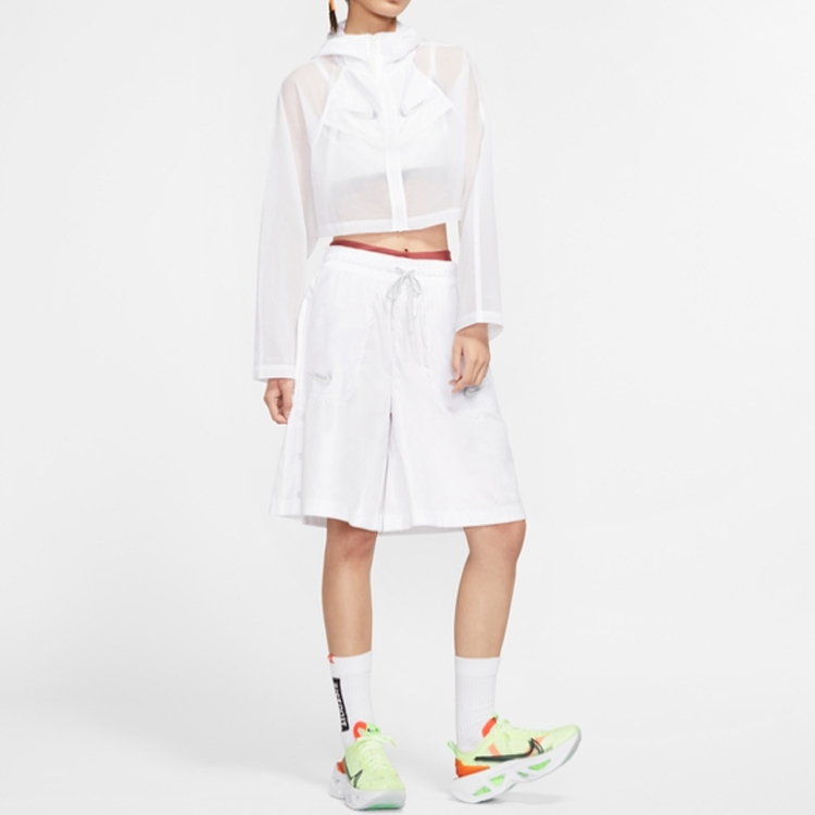 (Women) Nike Sportswear Woven Jacket White CT0765-100 圖 5