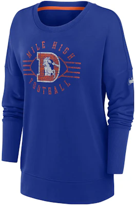 (Women) Nike SS23 Blue Crewneck Long Sleeve Shirt with Logo NKZ1EH73V7L-0ZF Buy (Women) Nike SS23 Blue Crewneck Long Sleeve Shirt with Logo NKZ1EH73V7L-0ZF