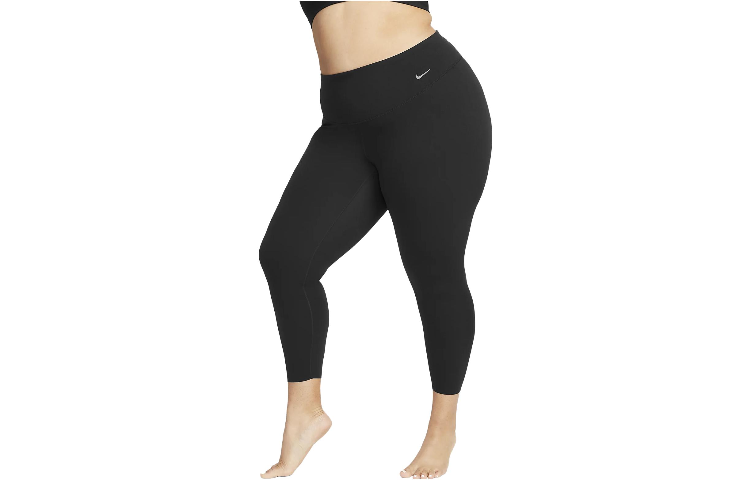 (Women) Nike SS23 High-Waisted Black Fitness Leggings with Logo. DV4911-010