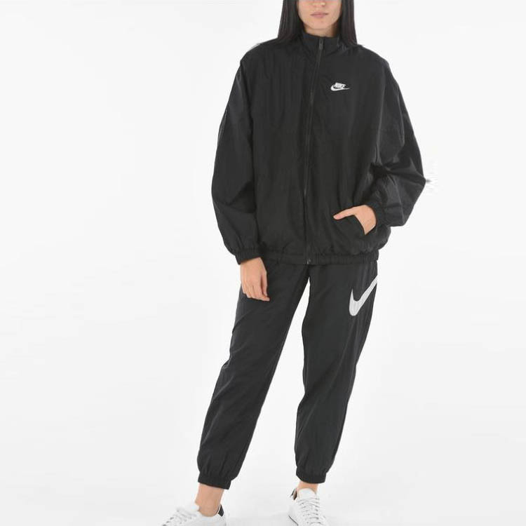(Women) Nike SS23 Logo Embroidered Zip Jacket Black DM6185-010 圖 10