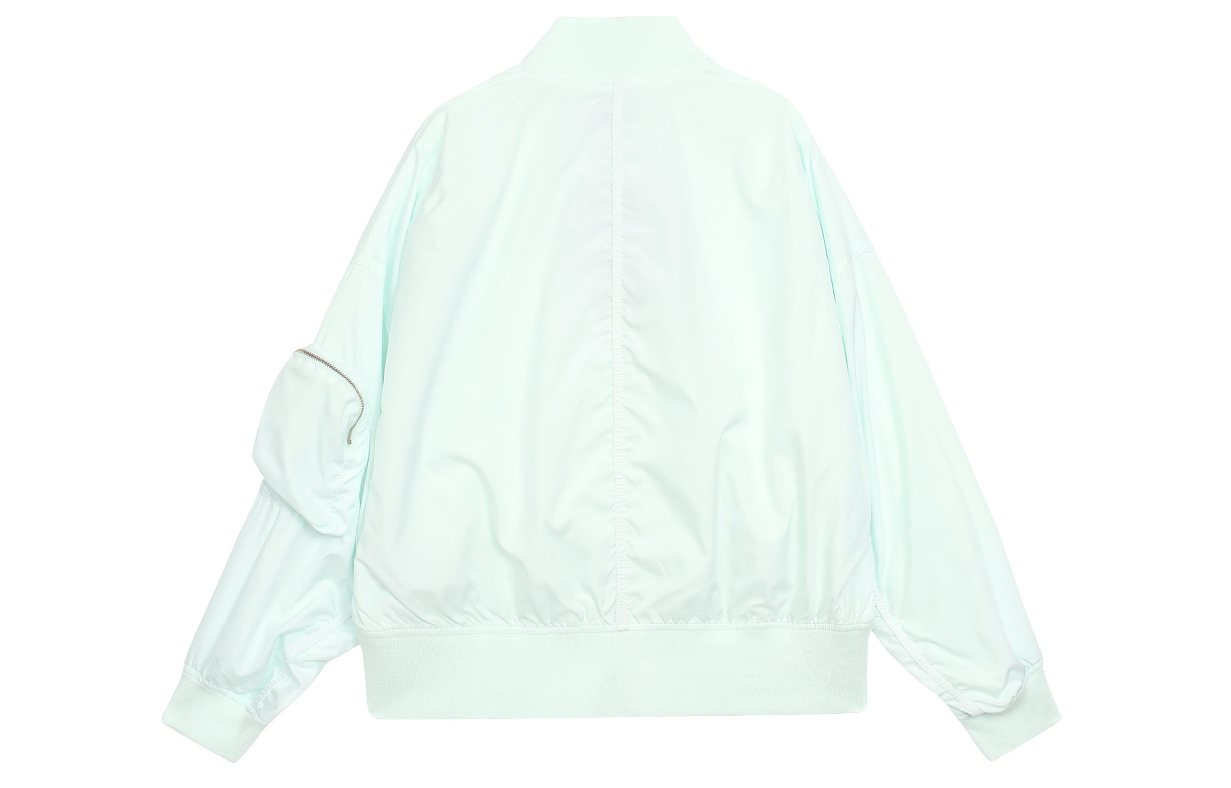 Lookbook (W) Nike SS24 藍色高領拉鍊編織外套 FN2840-394