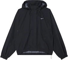 (Women) Nike Storm-FIT Swift Black Full-Zip Hooded Jacket FB7493-010 (Women) Nike Storm-FIT Swift Black Full-Zip Hooded Jacket FB7493-010